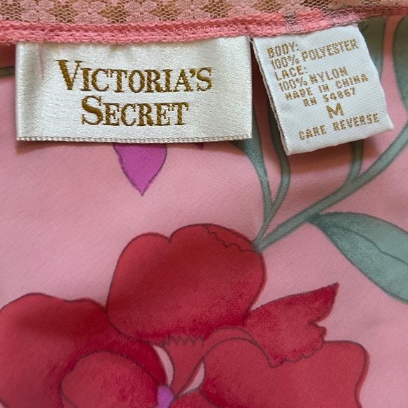 Vintage Victoria’s Secret Pajama Romper Size Medium - Picture 4 of 5